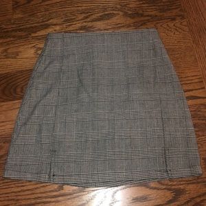 Plaid Mini Skirt